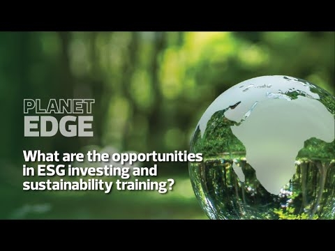 Planet Edge Roundtable (3 of 3): ESG Investing and Sustainability Training | The Edge Singapore