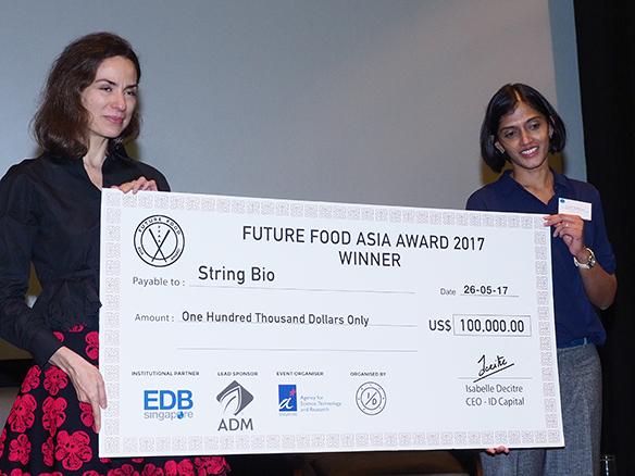 Feed ingredient maker String Bio wins US$100,000 at the Future Food Asia Award