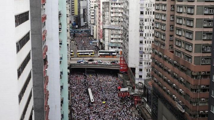 Hong Kong protest draws up to 1 million in rebuff to China 	