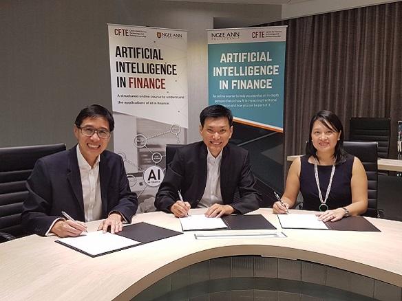 Ngee Ann Polytechnic partners London's CFTE to launch AI in Finance course