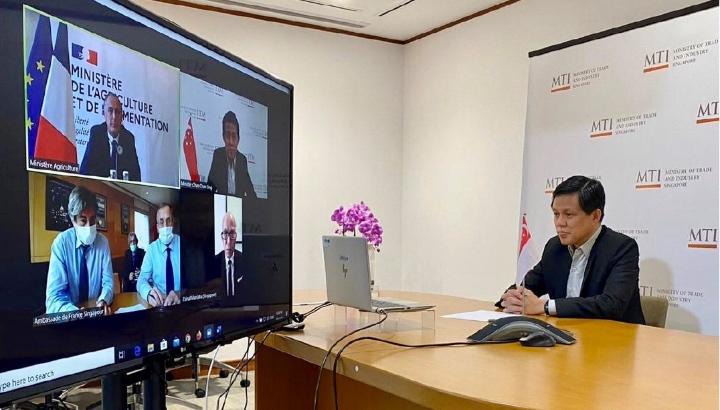 Singapore and France ink agreement to maintain supplies of essential food