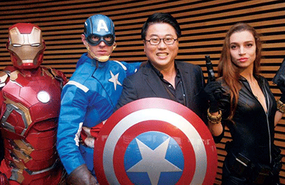 Cityneon flying high with comic book superheroes