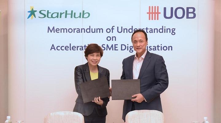 UOB and StarHub ink MoU to help SMEs accelerate their digitisation efforts 